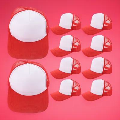 Hat Sublimation Blank - 10 gorras de béisbol lisas, con