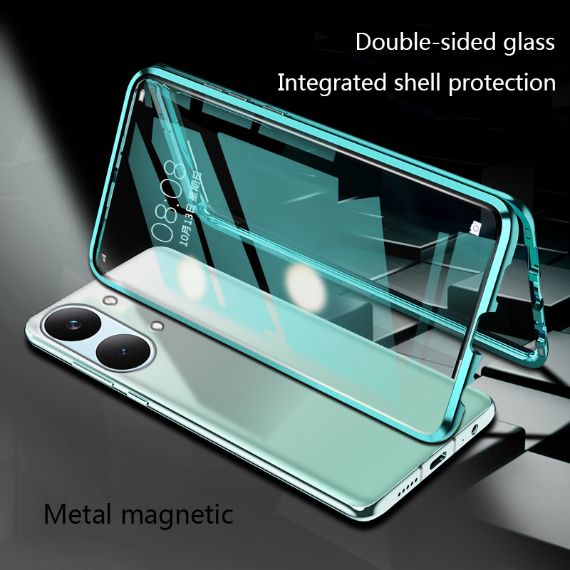 Metal Photo Panel - Funda Magnética Biruiqu para Xiaomi PocoX8Pro/ProMax,